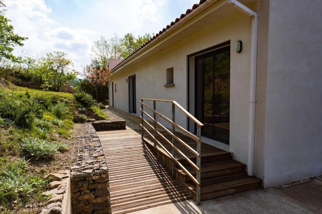 Villa Blanche, Contemporary, Cathars, Couiza, Carcassonne Exterior foto