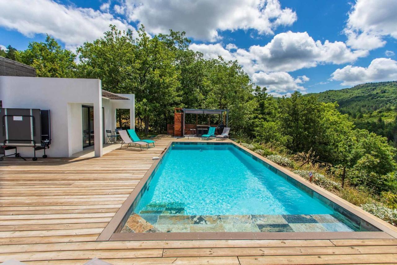 Villa Blanche, Contemporary, Cathars, Couiza, Carcassonne Exterior foto